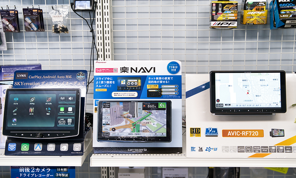 カーナビやドライブレコーダーなどの取り付け